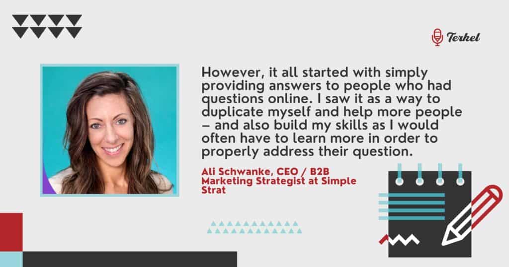 Ali Schwanke content creators