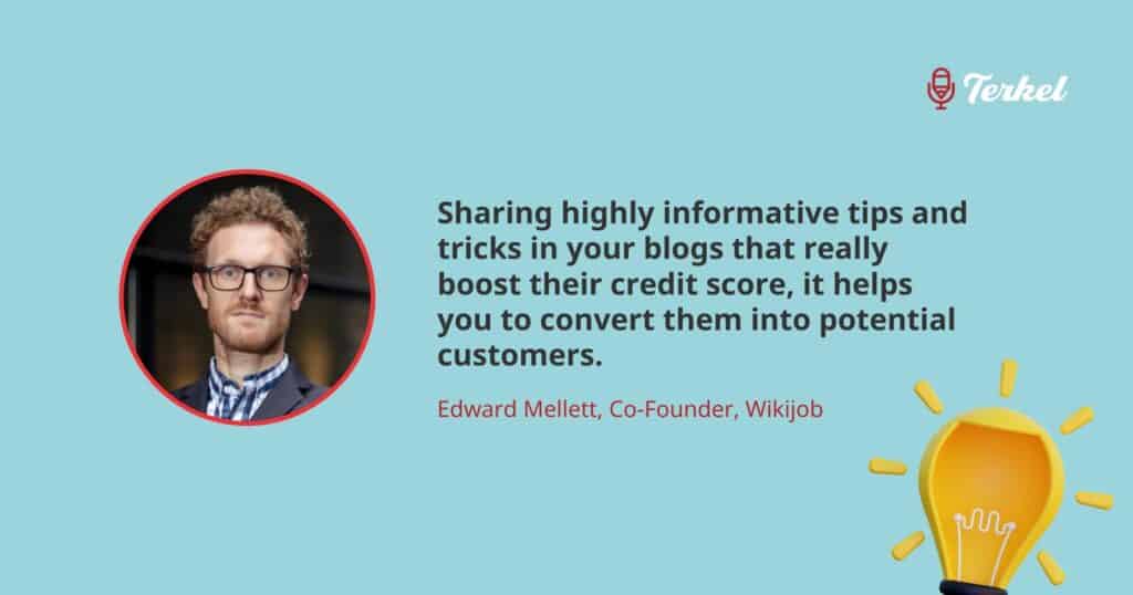 Edward Mellett credit repair strategies to increase leads