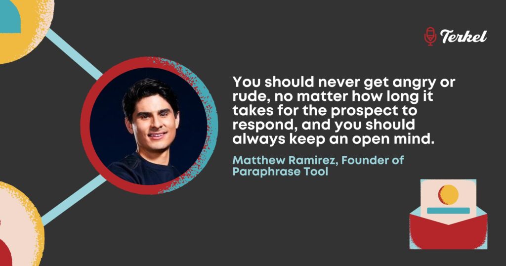 Matthew Ramirez paraphrase