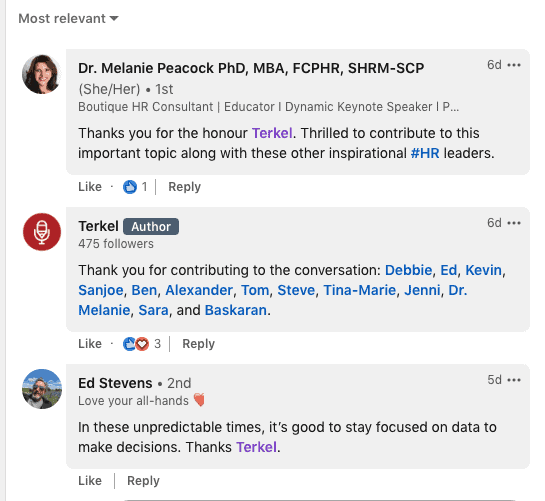 social comments expert round up