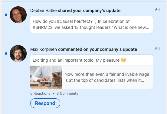 LinkedIn shares expert round up