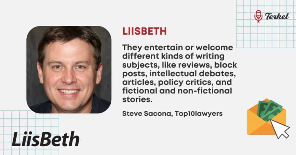 Steve Sacona, Terkel, Pull Quote