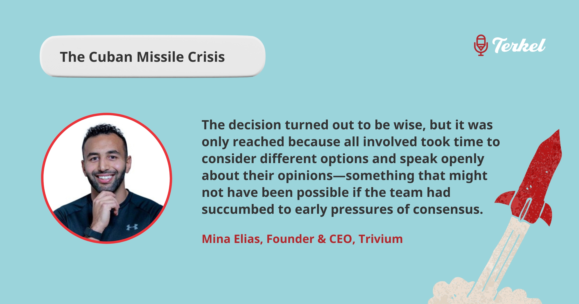 examples of groupthink with mina elias