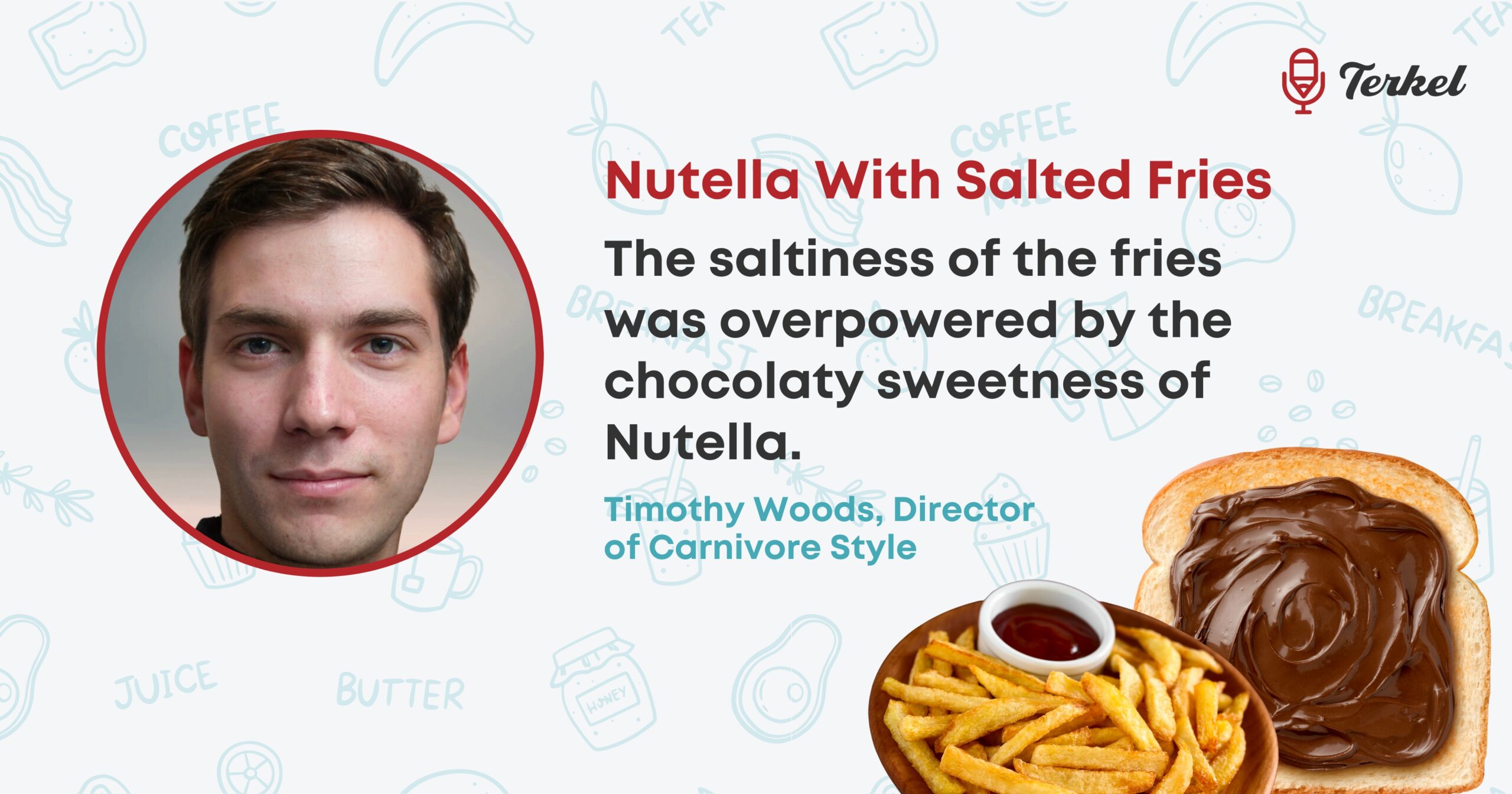 timothy woods weird food combos