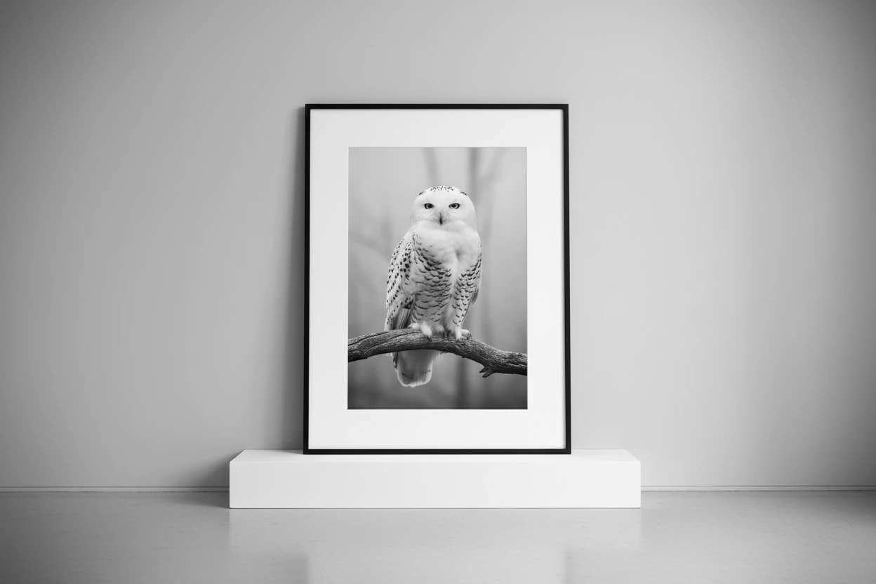 From Field to Gallery: Crafting Black-and-White Wildlife Art